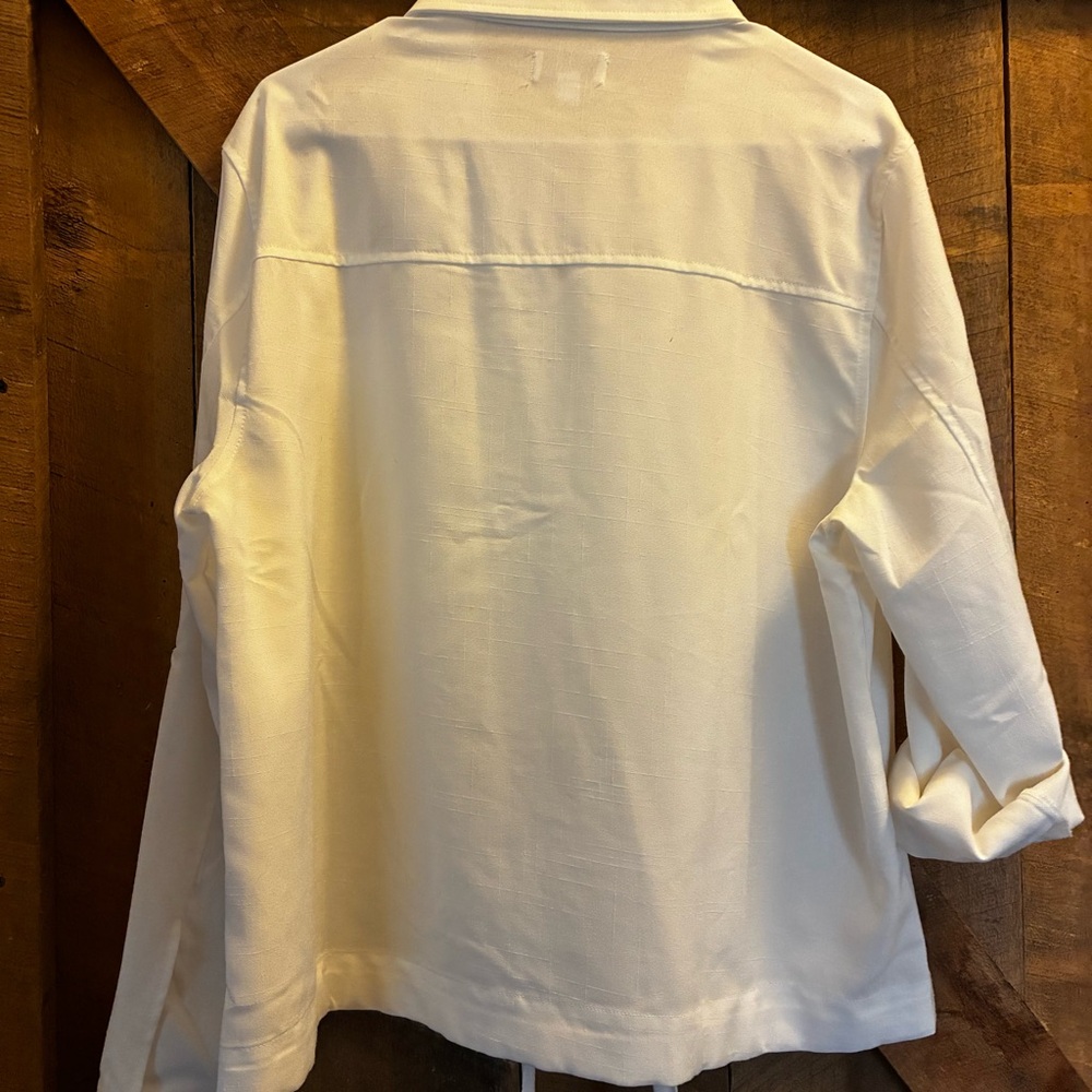 Super Cute Mid-Weight White Jacket by Mud Pie - Picture 2 of 8